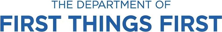 The Department of First Things First
