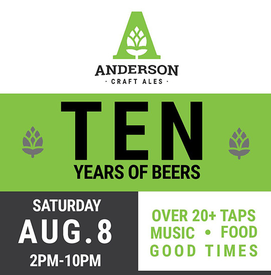 Anderson Ales 10th Anniversary Anderson Ales 10th Anniversary