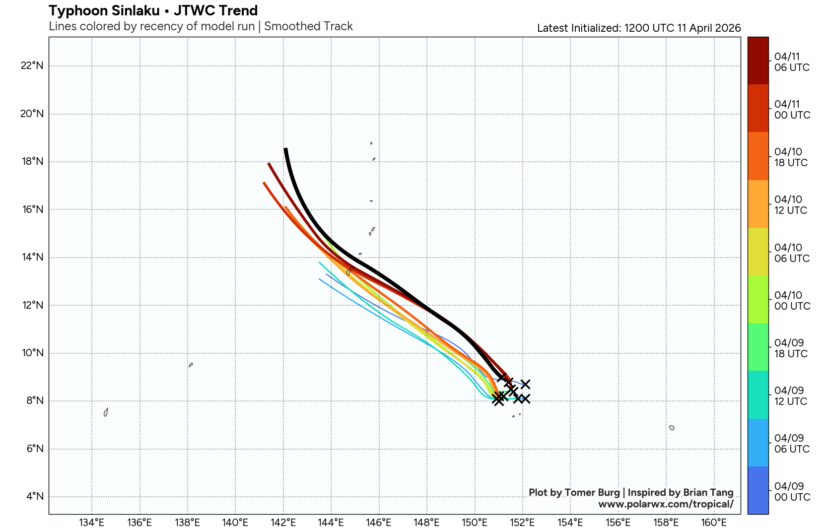 Typhoon Sinlaku threatens the Northern Mariana Islands, while another ...