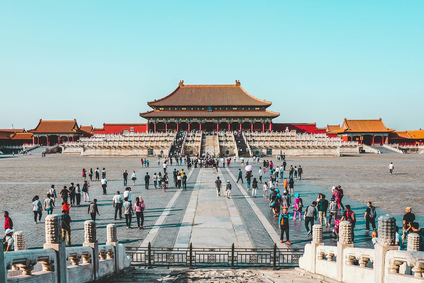 People at Forbidden City in China during daytime