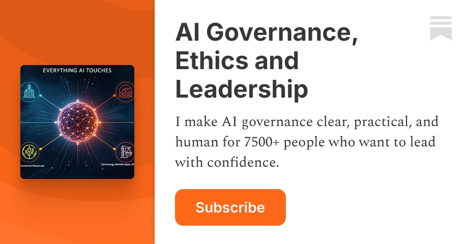 AI Governance, Ethics and Leadership | Substack