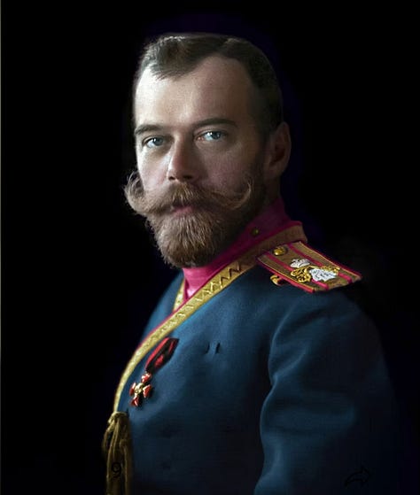 Nicholas II, Alexandra Feodorovna, Olga, Tatiana, Maria, Anastasia, Alexei; the Romonov Family; Romonovs in exile