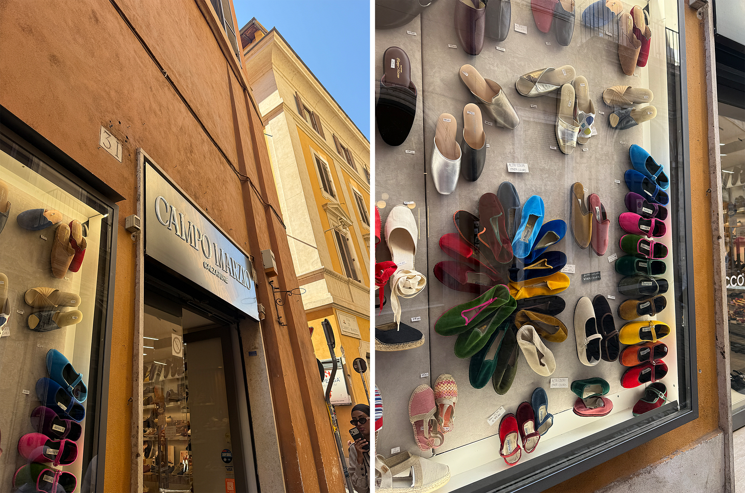 the window at Campo Marzio