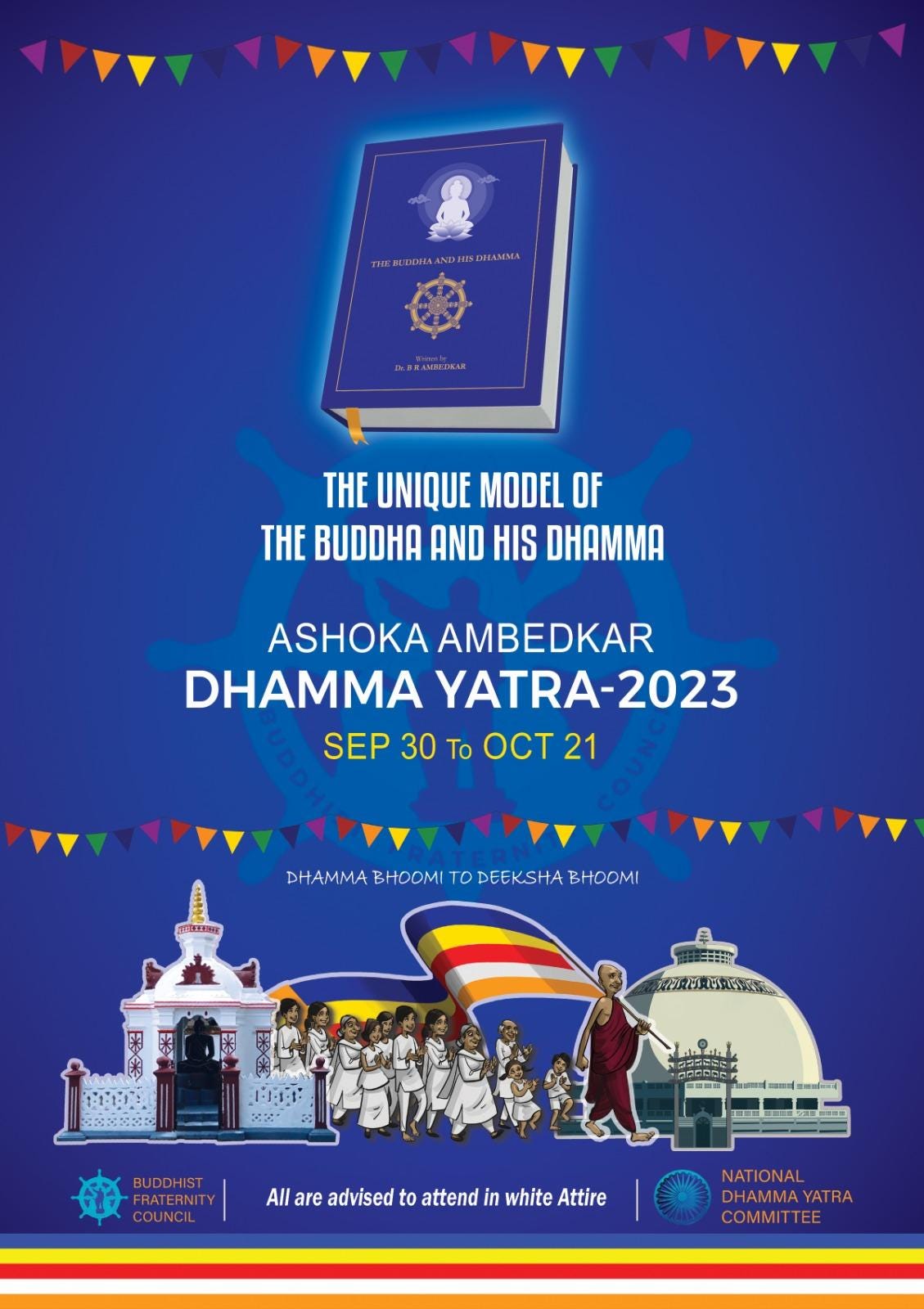 A poster of a religious event

Description automatically generated