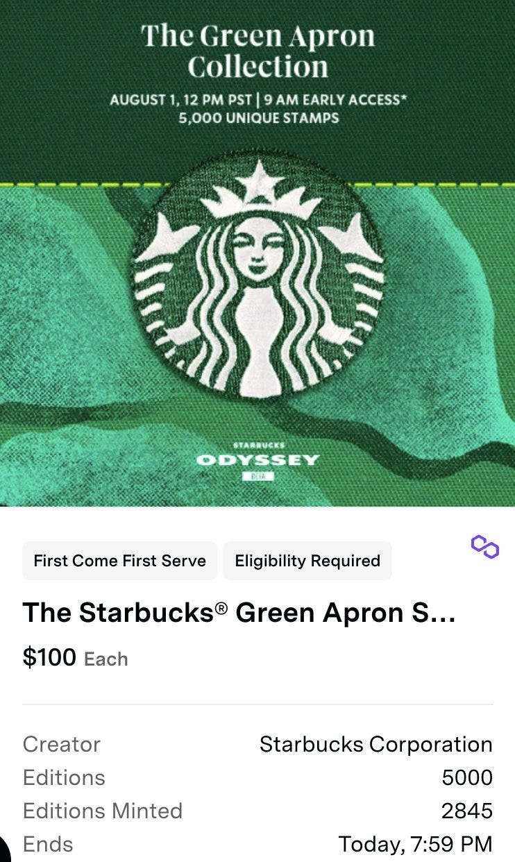 The green apron collection polygon