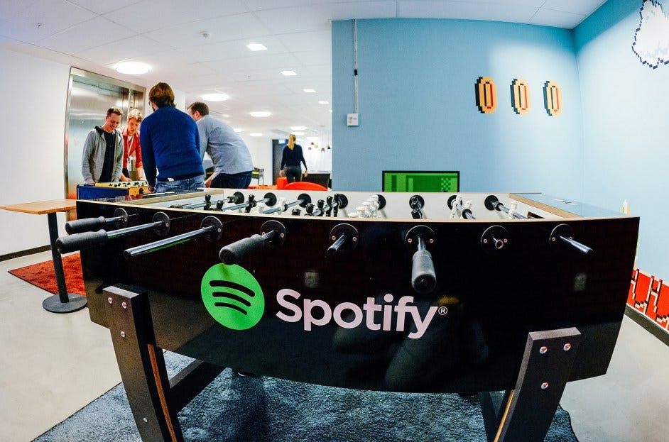 The Spotify company headquarters in Stockholm