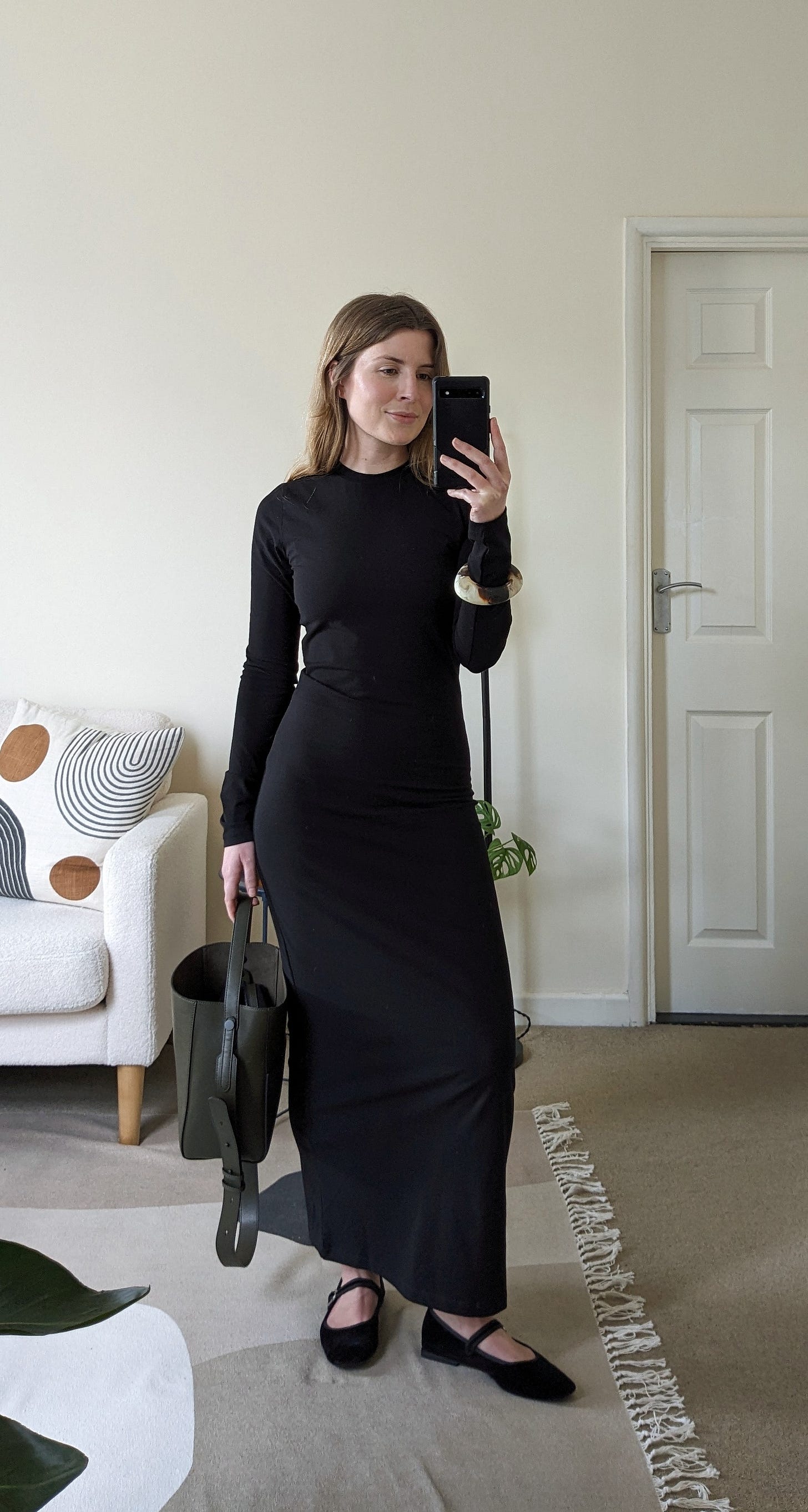 pink long sleeve maxi dress Petal and Pup Women's Calypso Long Sleeve Maxi Dress - Burgundy Peony main image 1