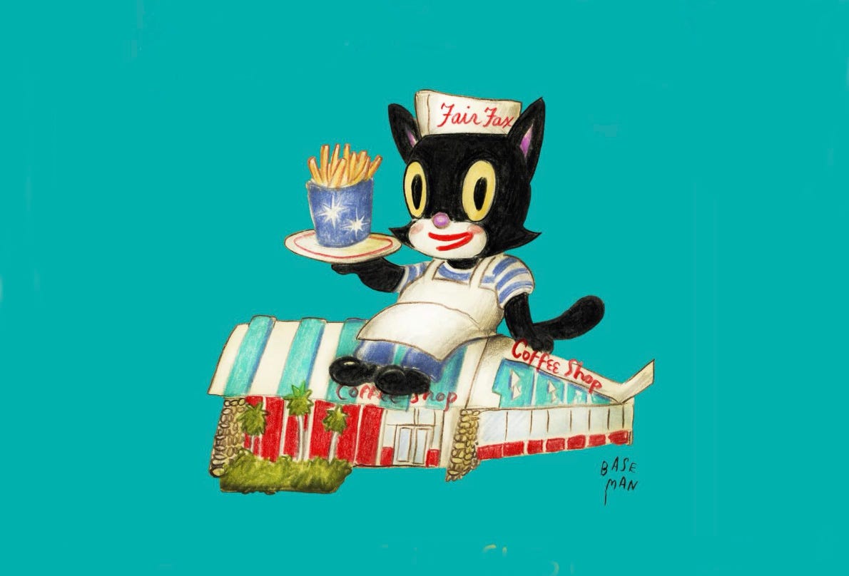 Artist Gary Baseman Reactivates Johnie's Coffee Shop - LAmag Artist Gary Baseman Reactivates Johnie's Coffee Shop - LAmag