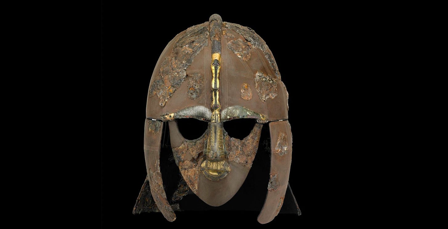 Sutton Hoo helmet's origin story challenged by discovery from amateur metal  detectorist | The Independent