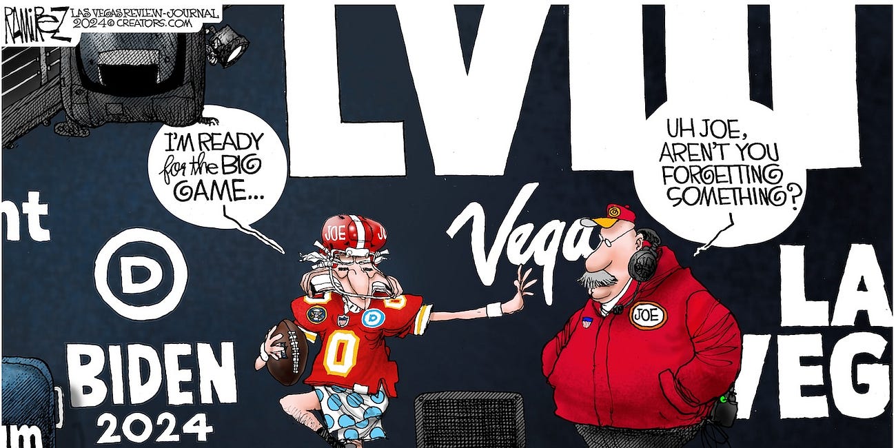 Michael Ramirez Essay: Forgetful Joe 