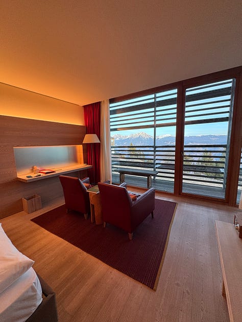 The library shelves are full of art books.