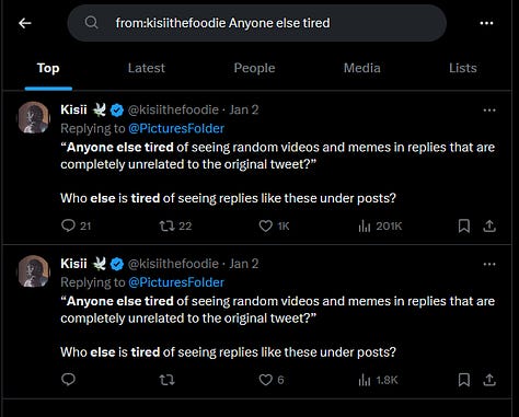 Twitter users creating counter-spam.