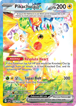 Pikachu ex — Surging Sparks, 238/191 Pikachu ex — Surging Sparks, 238/191