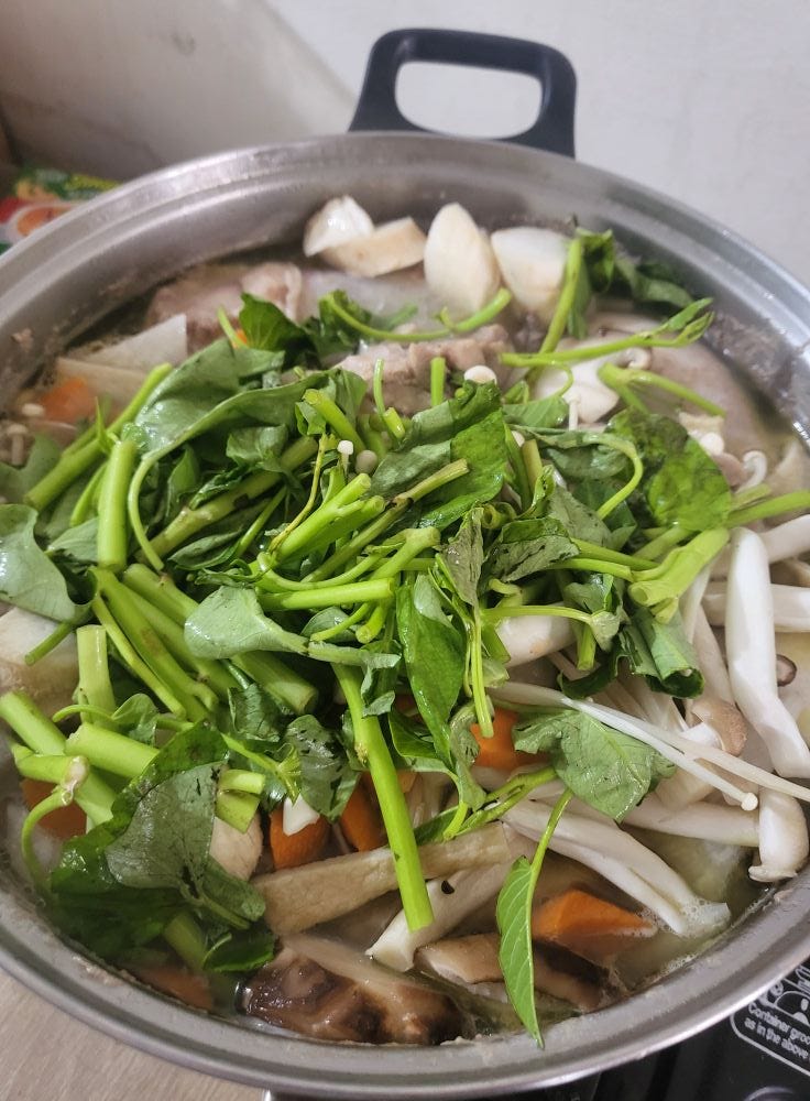 If you think about it, sinigang or tinola are Filipino hotpots If you think about it, sinigang or tinola are Filipino hotpots