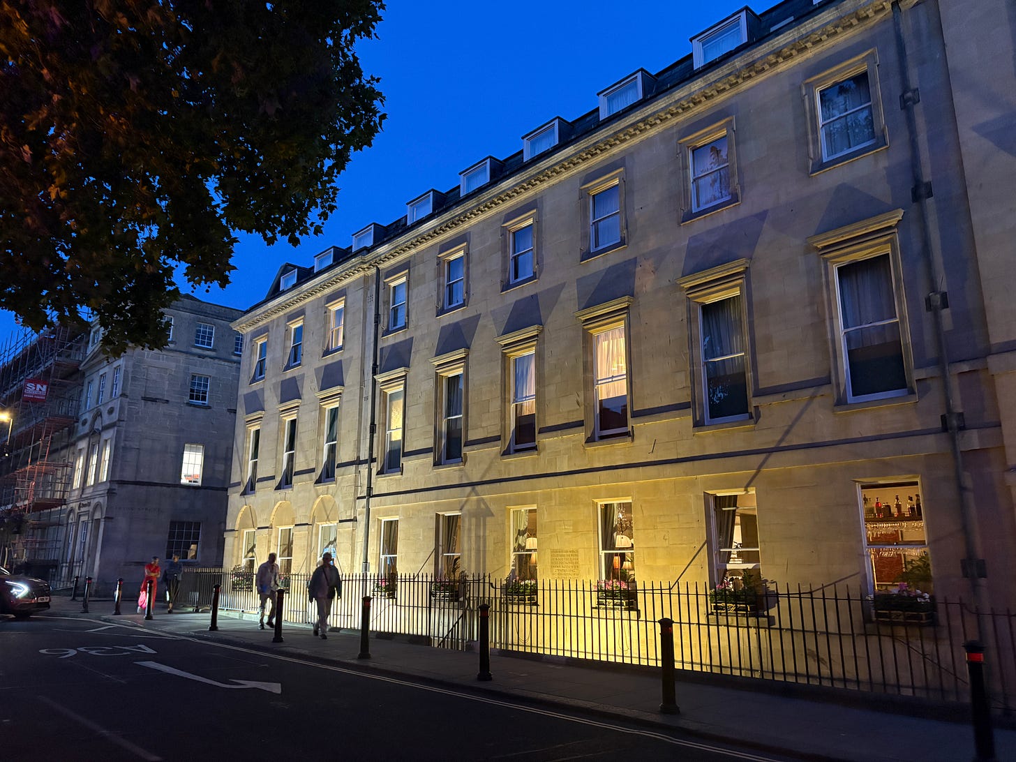 The exterior of The Francis Hotel - a classic example of Bath architecture The exterior of The Francis Hotel - a classic example of Bath architecture