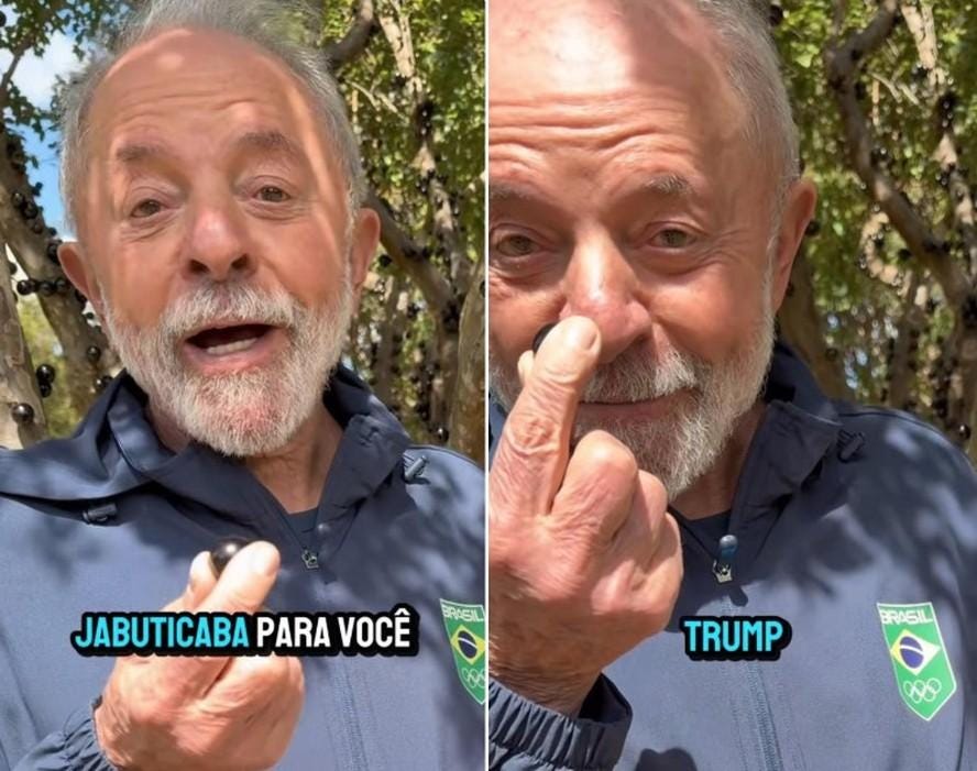 Eu vou levar jabuticaba para você, Trump': diz Lula em vídeo publicado por Janja Eu vou levar jabuticaba para você, Trump': diz Lula em vídeo publicado por Janja