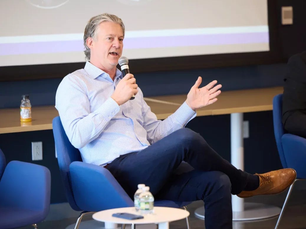 People Inc chief executive Neil Vogel speaks at Press Gazette's Media Strategy Network USA event in March 2025