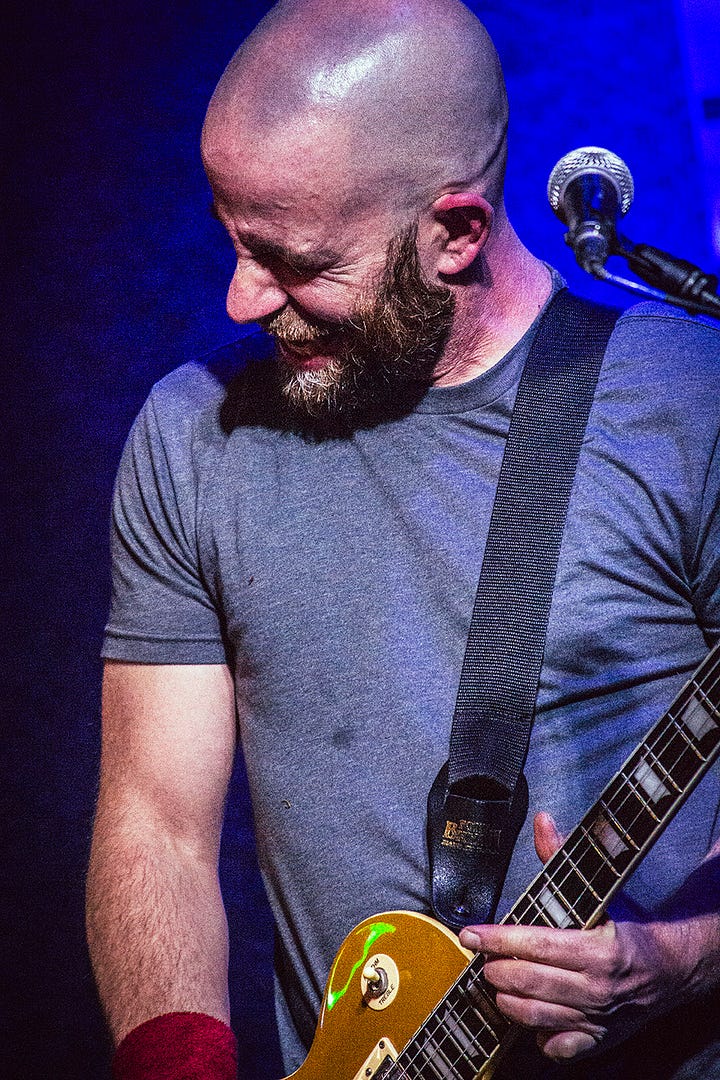 Brandt Holmes performs with The Fleeting Romance / photos by author