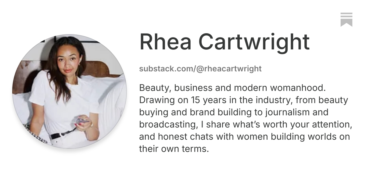 Rhea Cartwright | Substack