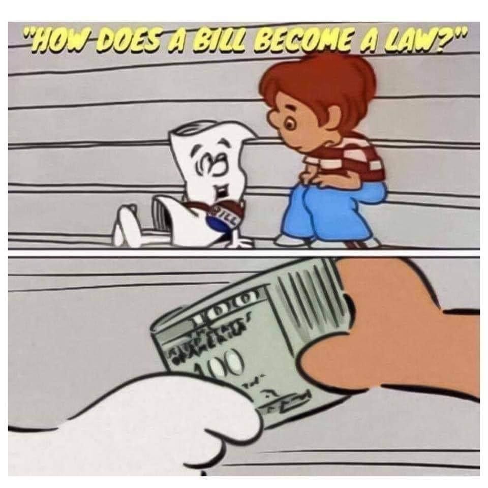 May be an image of money and text