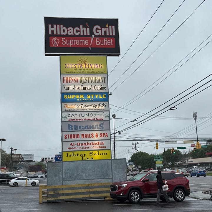 Hibachi buffet.