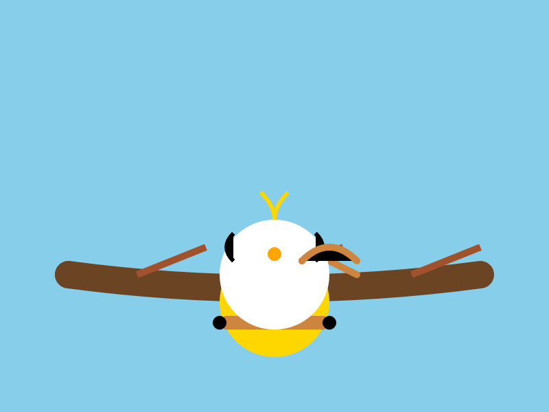 Blue sky and what looks like an eagle flying towards the viewer. Blue sky and what looks like an eagle flying towards the viewer.