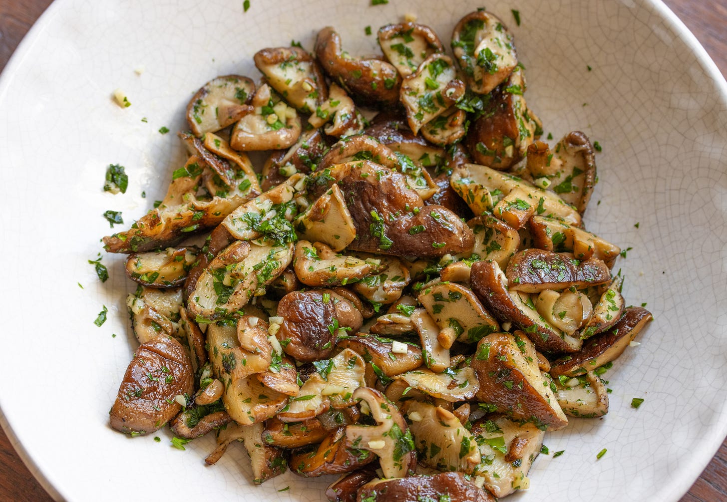 garlic mushrooms