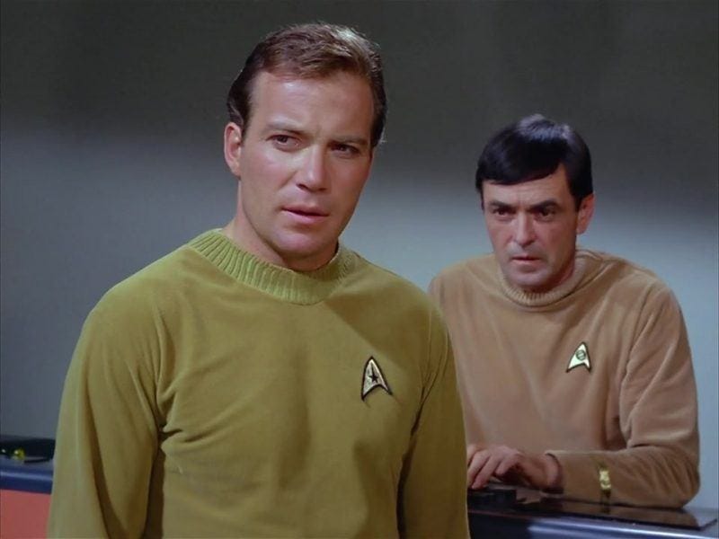 captain kirk with scotty captain kirk with scotty