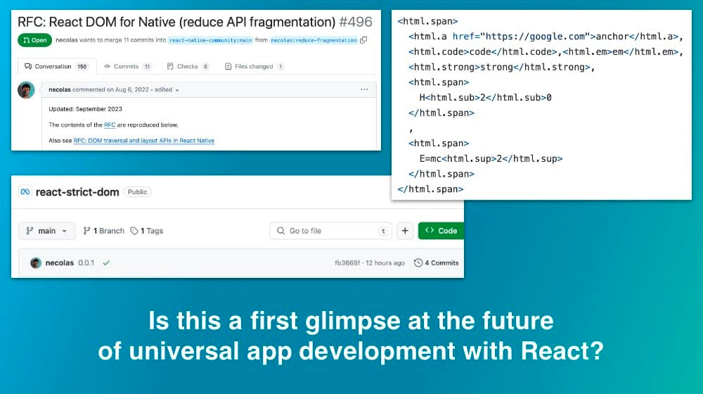 React Strict DOM React Strict DOM