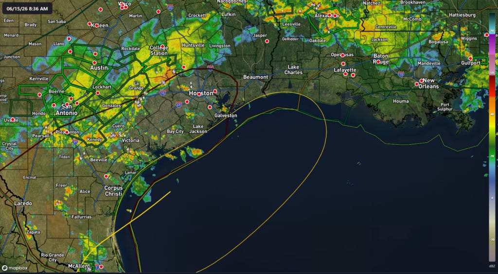 Significant rain and flash flooding likely on the Gulf Coast this week