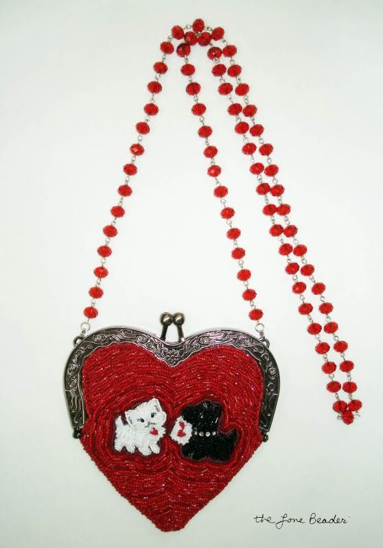 beaded heart-shaped purse bead embroidery etsy custom order cat Scottie Dog beaded heart-shaped purse bead embroidery etsy custom order cat Scottie Dog