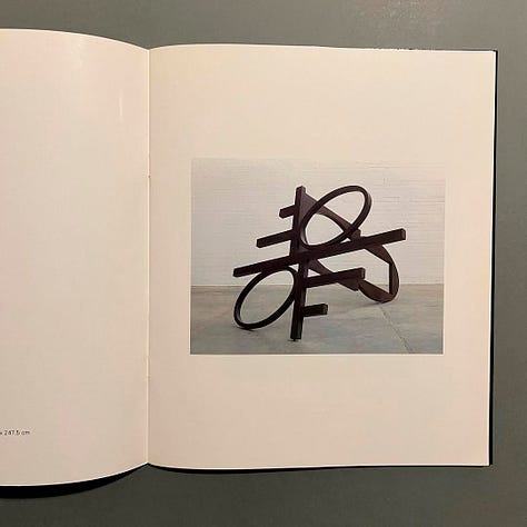 Nigel Hall: Recent Sculpture and Drawings, Text by the artist, Annely Juda Fine Art, London, 1991 [Art Books & Ephemera. Art: © Nigel Hall]