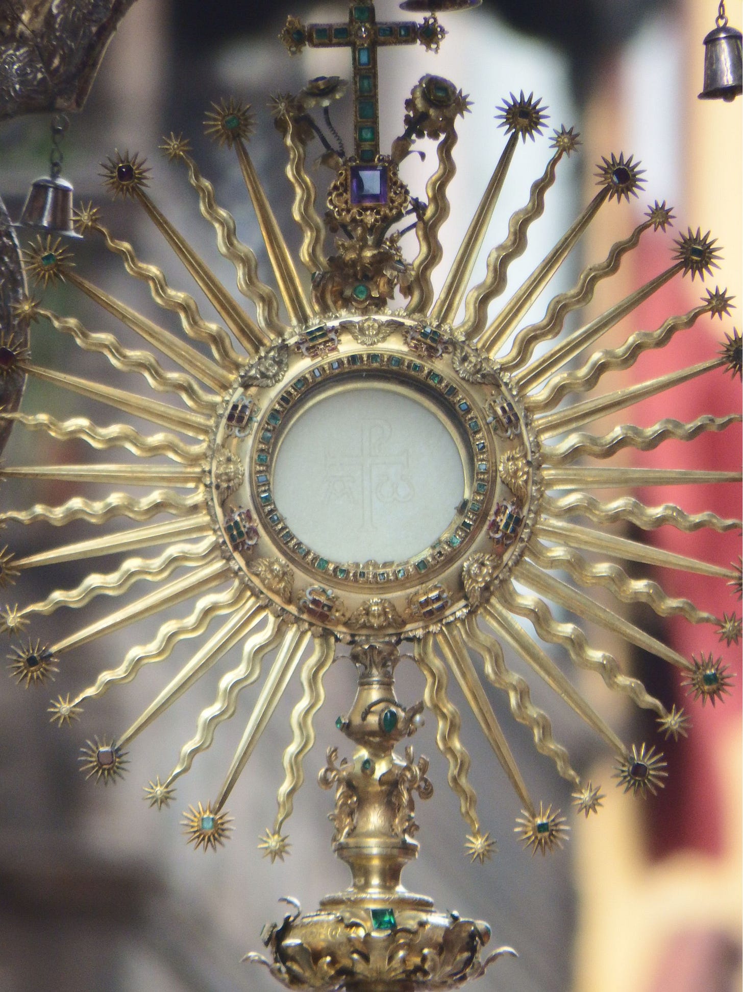 photo of monstrance via pexels