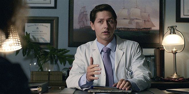 Walker cancer doctor talking to Mitch Pileggi about sex treatments with chemo. Walker cancer doctor talking to Mitch Pileggi about sex treatments with chemo.