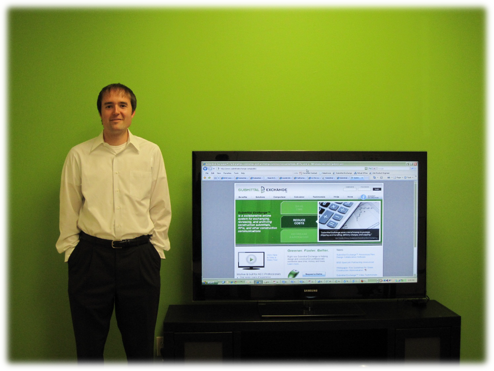 Matt, Submittal Exchange office in Waukee, and a new love affair with Internet Explorer