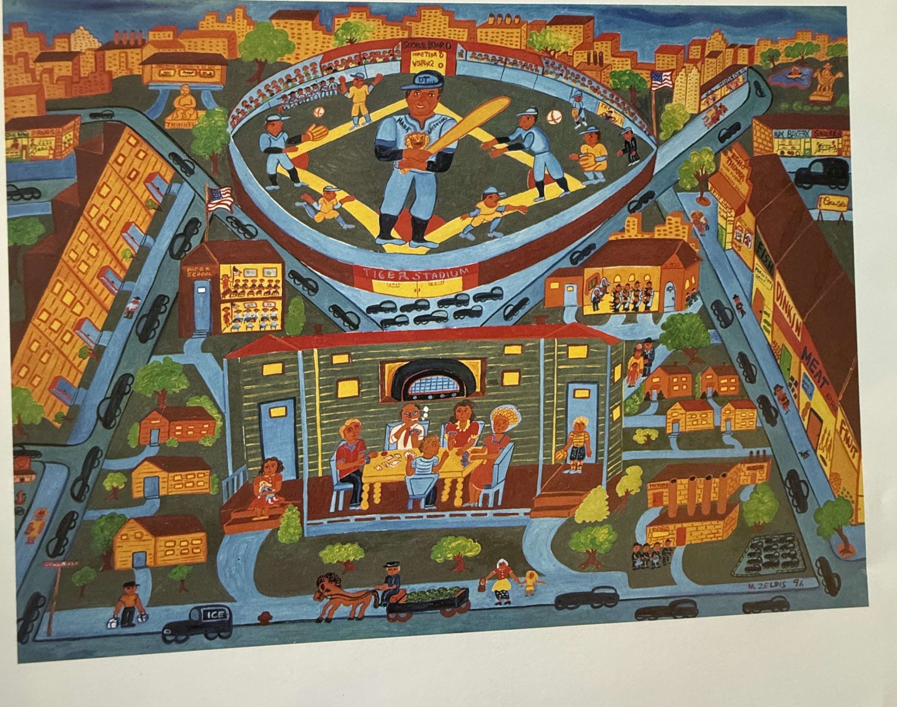 The Folk Art of Malcah Zeldis: Painting the Seder Table