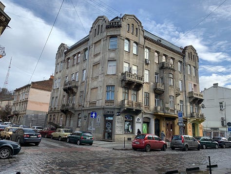 Drawing and photos related to Ukraine, February, 2022.