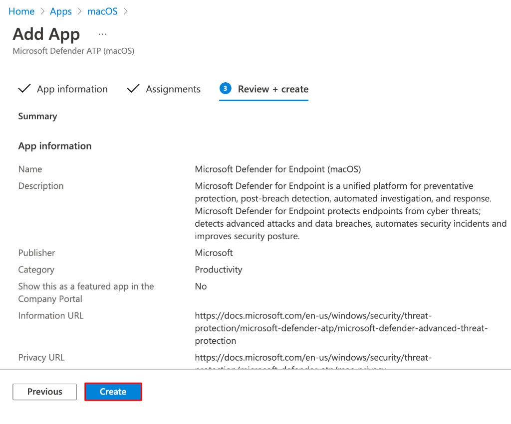 Microsoft Defender for Endpoint: creazione app gestita Microsoft Defender for Endpoint: creazione app gestita