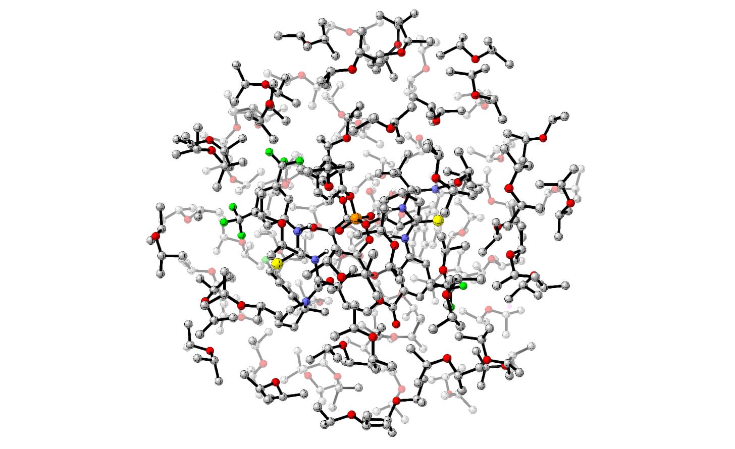 picture of a solvated complex