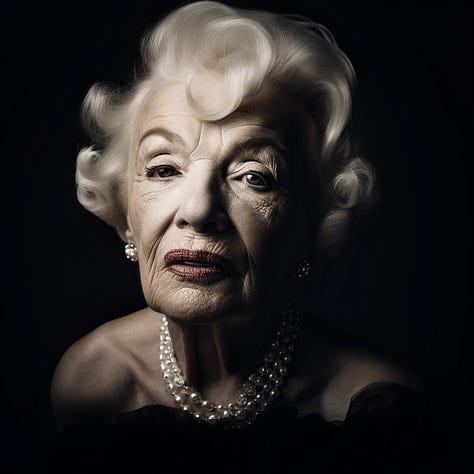 AI generated images of dead celebrities and how they would look today.