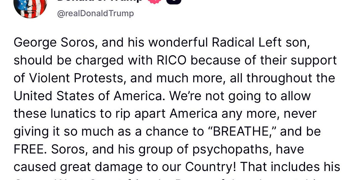 Trump Knows What Soros is Planning!