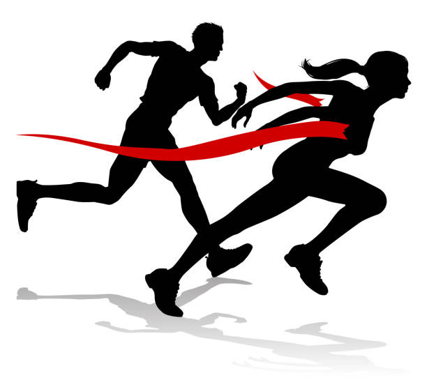 33 Finish Line Tape Illustrations & Clip Art - iStock