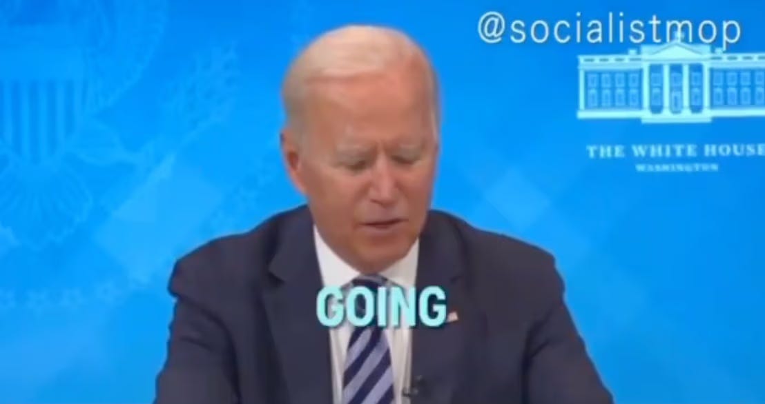 Joe Biden pikiran kosong