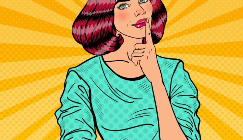 Pop Art Portrait of Woman more Selective on their Job Hunt