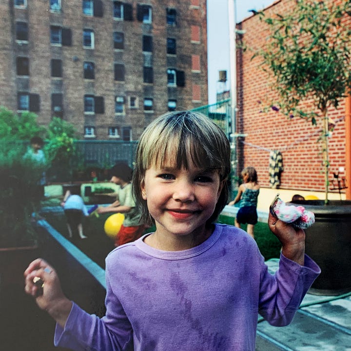 Kids playing outside in New York City