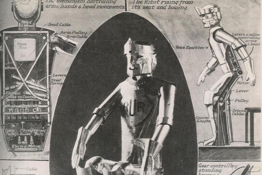 January 25, 1921 - Karel Capék's "RUR" (Rossum's Universal Robots) premieres in Prague; first time the word 'Robot' is used to describe an artificial person. Capek invented the term, basing it on January 25, 1921 - Karel Capék's "RUR" (Rossum's Universal Robots) premieres in Prague; first time the word 'Robot' is used to describe an artificial person. Capek invented the term, basing it on