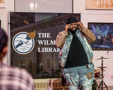 A gallery of Ash's select images from Delaware Music Network's Open Mic Jam Session at Wilmington Public Library