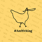 #AmWriting