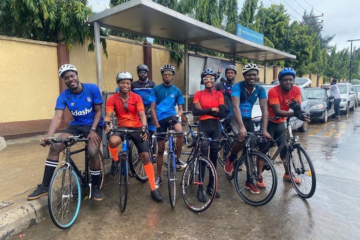 City Cyclers is one of several cycling clubs in Lagos. Credit: City Cyclers / Twitter City Cyclers is one of several cycling clubs in Lagos. Credit: City Cyclers / Twitter
