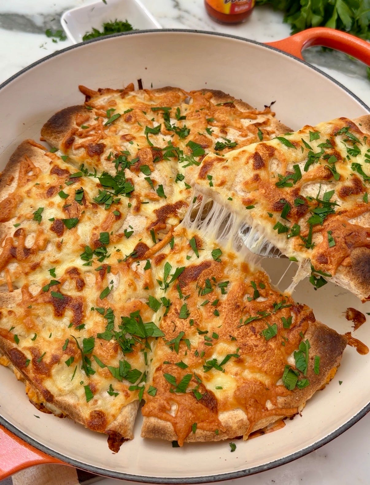 Chicken Wraps Triangle DAY 8: BUFFALO CHICKEN TRIANGLE WRAP BAKE π₯